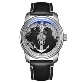 Cool OBLVLO JM-Sailing Black Cold Enamel Dial, Best Affordable Mens Luxury Automatic Dress Watches For sale